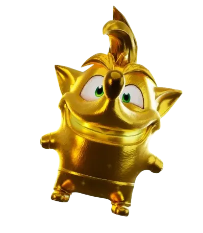 Gold Crash Bandicoot Sprite